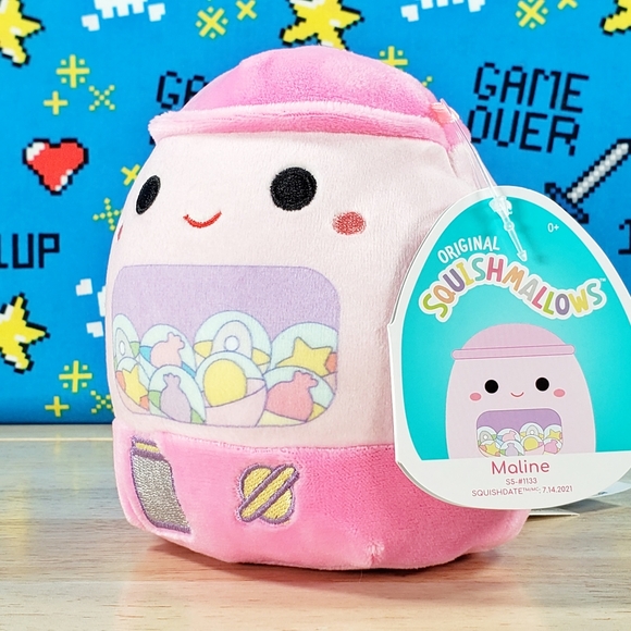 Squishmallow Maline the Capsule Machine Gamer 5" UltraSoft Genuine Gaming Plush - Picture 6 of 12